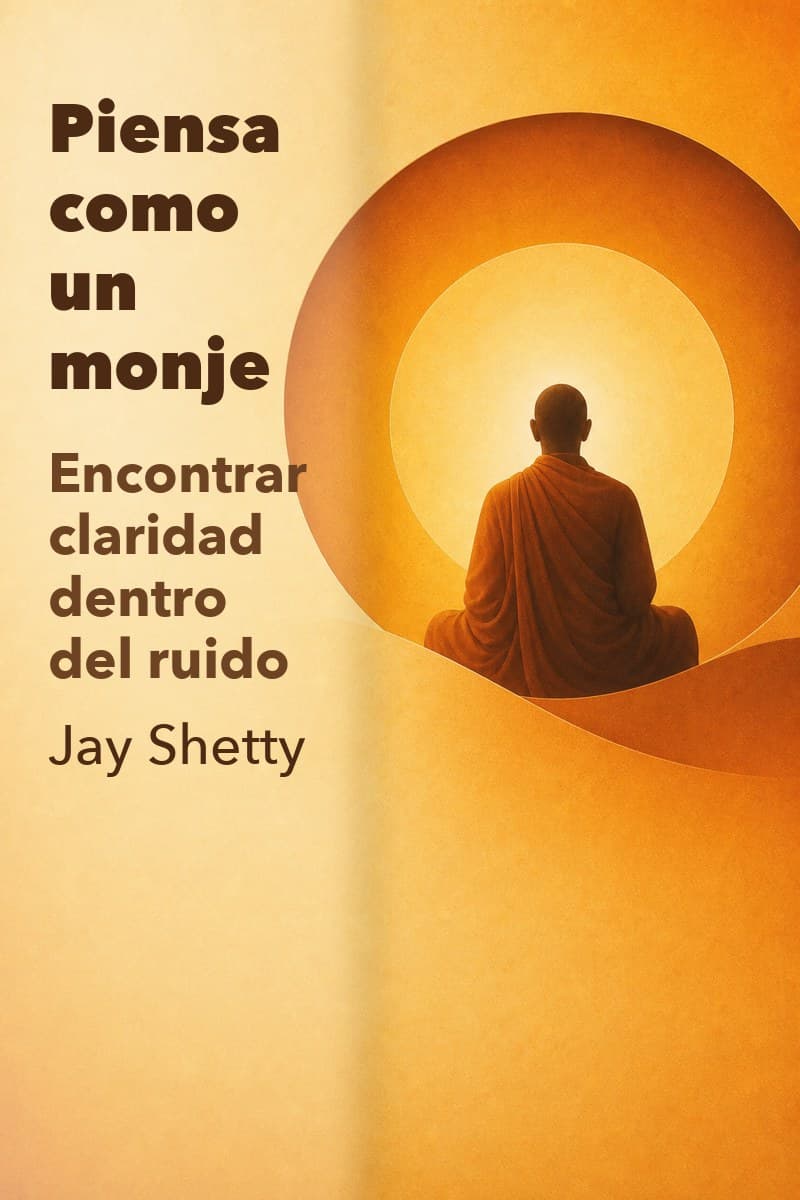 Piensa como un monje Spanish book-summary cover